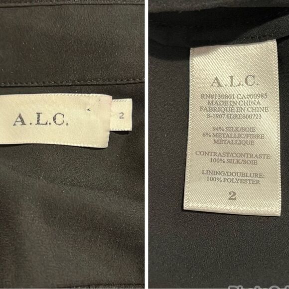 A.L.C. Reese Floral Georgette Dress - Picture 13 of 16